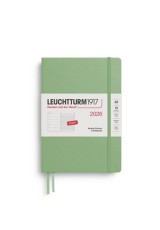WEEKLY PLANNER & NOTEBOOK LEUCHTTURM1917MEDIUM Α5 2016 HARDCOVER SAGE