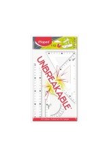 ΣΕΤ 4 TEM ΜΕ 20 CM ΧΑΡΑΚΑ UNBREAKABLE ΔΙΑΦΑΝΗΣ