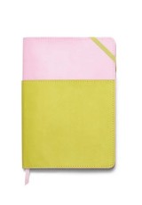 ΣΗΜΕΙΩΜΑΤΑΡΙΟ ΜΕ ΘΗΚΗ VEGAN LEATHER POCKET JOURNAL LILAC & MATCHA