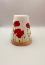 MINI ΚΗΡΟΠΗΓΙΟ ΠΟΡΣΕΛΑΝΗΣ ΜΕ ΒΑΣΗ VINTAGE ΠΑΠΑΡΟΥΝΑ ΚΟΚΚΙΝΗ Nο.32