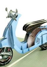 ΕΥΧΕΤΗΡΙΑ ΚΑΡΤΑ ORIGAMI 3D ΒΕΣΠΑ  12Χ17