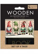 ΣΕΛΙΔΟΔΕΙΚΤΕΣ COZYWOOD ΞΥΛΙΝΟΙ ΣΕΤ 4 GNOMES