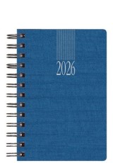 ΗΜΕΡΟΛΟΓΙΟ ΗΜΕΡΗΣΙΟ 2026 ΣΠΙΡΑΛ 16,6X24 KASHMIR ΜΠΛΕ