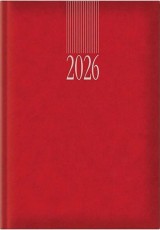 ΗΜΕΡΟΛΟΓΙΟ ΗΜΕΡΗΣΙΟ 2026 17Χ24cm SIDNEY CLASSIC ΚΟΚΚΙΝΟ