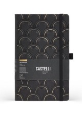 ΣΗΜΕΙΩΜΑΤΑΡΙΟ CASTELLI M ΡΙΓΕ 13Χ21 ART DECO GOLD