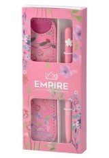 ΣΤΥΛΟ BALL POINT ΜΕ ΘΗΚΗ ΣΕ ΚΟΥΤΑΚΙ ΔΩΡΟΥ BLUE FLORAL