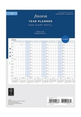 ΕΤΗΣΙΟ ΠΛΑΝΟ  FILOFAX 2026 A5 ΑΓΓΛΙΚΟ - HORIZONTAL YEAR PLANNER ENGLISH ΛΕΥΚΟ