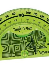 ΜΟΙΡΟΓΝΩΜΟΝΙΟ MAPED TWIST N FLEX ΠΛΑΣΤΙΚΟ ΔΙΑΦΑΝΟ 10cm