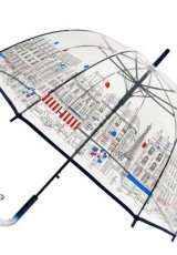 ΟΜΠΡΕΛΑ ΔΙΑΦΑΝΗ ΣΠΑΣΤΗ PARIS  86Χ85