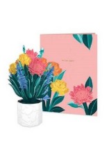 ORIGAMO ΚΑΡΤΑ ΕΥΧΕΤΗΡΙΑ ΑΝΑΔΥΟΜΕΝΗ ΣΚΥΛΑΚΙ ΜΠΟΥΚΕΤΟ 13.6x10.5cm MINI FLORA