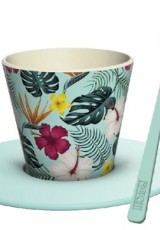 ΚΟΥΠΑ I DRINK ID5206 R-PET CUP+SPOON  90ML TROPICAL