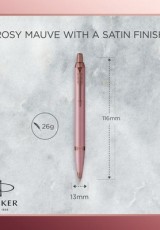 ΣΤΥΛΟ PARKER I.M. ROSY MAUVE BRT ROLERBALL