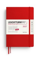 ΗΜΕΡΟΛΟΓΙΟ ΗΜΕΡΗΣΙΟ LEUCHTTURM 2027 A5 CHERRY