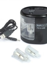 ΞΥΣΤΡΑ RAPESCO PS-12 USB ΔΙΠΛΗΣ ΜΠΑΤΑΡΙΑΣ ΜΑΥΡΗ
