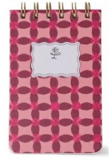 ΣΗΜΕΙΩΜΑΤΑΡΙΟ DESIGNWORKS ΣΠΙΡΑΛ PINWHEEL PINK 9Χ14