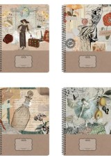 ΤΕΤΡΑΔΙΟ ΣΠΙΡΑΛ TETTRIS VINTAGE TIME 21X29 2Θ 60Φ