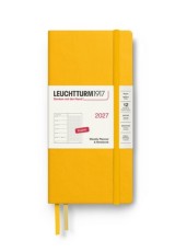 WEEKLY PLANNER 2027 DOT WITH NOTES LEUCHTTURM WALLET SUNFLOWER 19X9