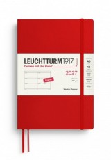 WEEKLY PLANNER LEUCHTTURM1917 2027 A5 HARDCOVER 12M CHERRY