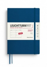 WEEKLY PLANNER LEUCHTTURM1917 2027 A5 HARDCOVER 12M INDIGO