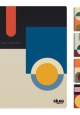 ΤΕΤΡΑΔΙΟ ΣΠΙΡΑΛ SKAG BAUHAUS 17X25 2Θ 80ΓΡ