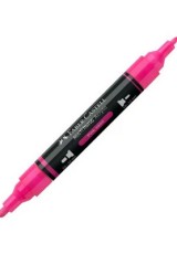 ΑΚΡΥΛΙΚΟΣ ΔΙΠΛΟΣ ΜΑΡΚΑΔΟΡΟΣ FABER-CASTELL 2m NEON PINK