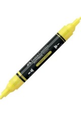 ΑΚΡΥΛΙΚΟΣ ΔΙΠΛΟΣ ΜΑΡΚΑΔΟΡΟΣ FABER-CASTELL 2m NEON YELLOW
