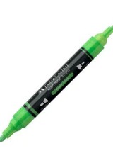 ΑΚΡΥΛΙΚΟΣ ΔΙΠΛΟΣ ΜΑΡΚΑΔΟΡΟΣ FABER-CASTELL 2m NEON GREEN