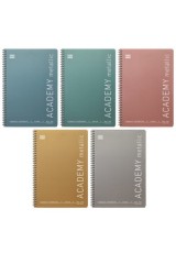 ΤΕΤΡΑΔΙΟ ΣΠΙΡΑΛ TYPOTRUST ACADEMY METALLIC A4 3Θ 90Φ