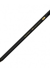 ΜΟΛΥΒΙ FABER CASTELL BLACK EDITION B ΜΕ ΓΟΜΑ