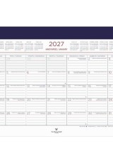 ΜΗΝΙΑΙΟ ΠΛΑΝΟ ΓΡΑΦΕΙΟΥ 2027 THE WRITING FIELDS 49,5X35