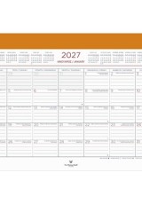 ΜΗΝΙΑΙΟ ΠΛΑΝΟ ΓΡΑΦΕΙΟΥ 2027 THE WRITING FIELDS 49,5X35