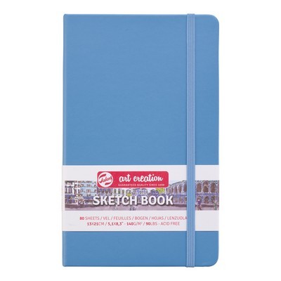 TALENS SKETCH BOOK LAKE BLUE  80Φ 13X21 140gr