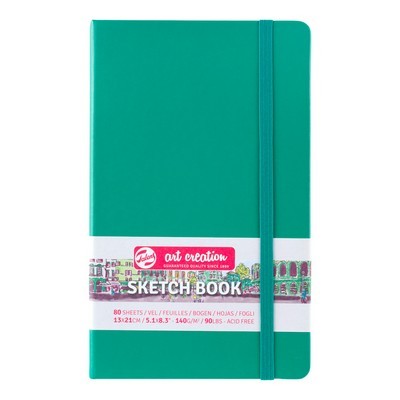 TALENS SKETCH BOOK FOREST GREEN 80Φ 13X21 140gr