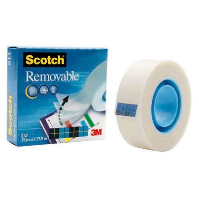 ΣΕΛΟΤΕΪΠ 3Μ SCOTCH REMOVABLE 811 19x33m (ΕΠΑΝΑΤΟΠΟΘΕΤΟΥΜΕΝΗ)