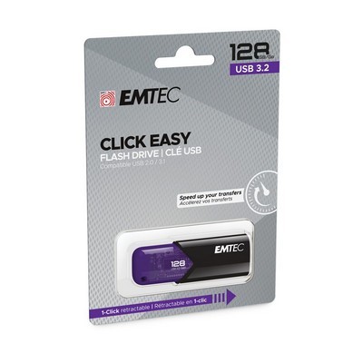 USB 3.2  EMTEC CLICK EASY V110 128GB PURPLE