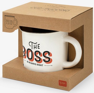 ΚΟΥΠΑ LEGAMI CUP-PUCCINO 350ml -TAKE A BREAK- THE BOSS