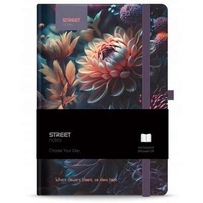 ΣΗΜΕΙΩΜΑΤΑΡΙΟ STREET FLOWERS BLOSSOM ΡΙΓΕ Β5 48Φ 80gr