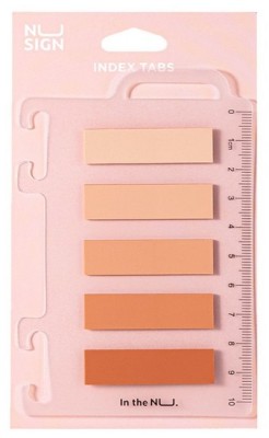 DELI ΣΕΛΙΔΟΔΕΙΚΤΗΣ ΑΥΤΟΚΟΛΛΗΤΟ FILM BOPP BLISTER 5x20 ΦΥΛΛΑ 44x12mm NUSIGN ΡΟΖ