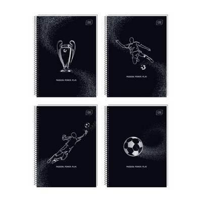 ΤΕΤΡΑΔΙΑ ΣΠΙΡΑΛ INTERDRUK METAL.SPORT 29X21 5Θ 125Φ