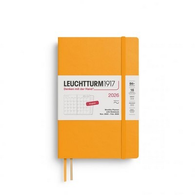 LEUCHTTURM1917 MONTHLY PLANNER & NOTEBOOK B6 2026 SOFTCOVER RISING SUN