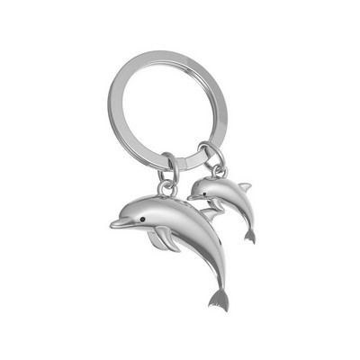 ΜΠΡΕΛΟΚ META[L]MORPHOSE-DOLPHIN & BABY DOLPHIN KEYRING