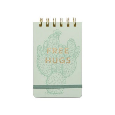 ΜΠΛΟΚ ΣΗΜΕΙΩΣΕΩΝ ΣΠΙΡΑΛ DESIGNSWORK FREE HUGS A6 ΧΡΥΣΟ
