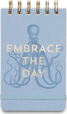 ΣΗΜΕΙΩΜΑΤΑΡΙΟ A6 ΣΠΙΡΑΛ DESIGNSWORK VINTAGE SASS TWIN WIRE NOTEPAD  EMBRACE THE DAY