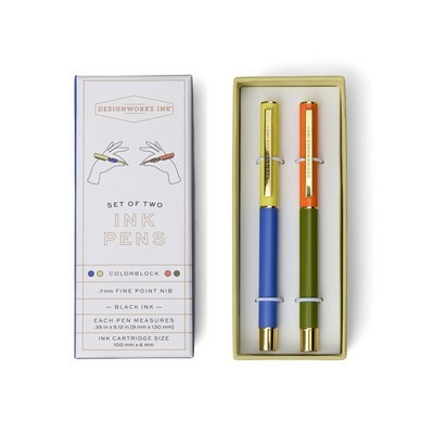 ΣΕΤ ΣΤΥΛΟ DESIGNWORKS COBALT & ARMY GREEN
