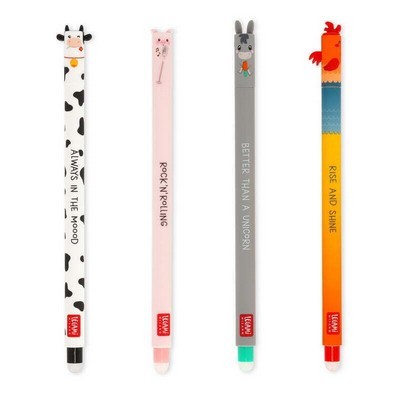 LEGAMI SET OF 4 ERASABLE GEL PENS  FARMA