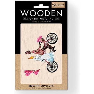 ΞΥΛΙΝΗ ΕΥΧΕΤΗΡΙΑ ΚΑΡΤΑ COZYWOOD C6 LETS COME TOGETHER