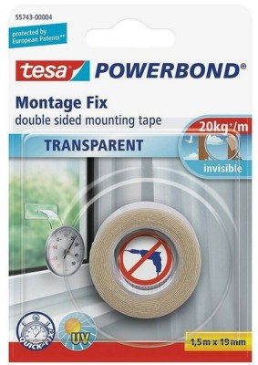 ΑΥΤΟΚΟΛΛΗΤΗ ΤΑΙΝΙΑ ΔΙΑΦΑΝΗ 1.5mX19m TESA MOUNTING