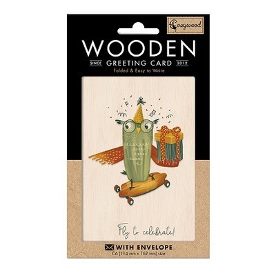 ΞΥΛΙΝΗ ΕΥΧΕΤΗΡΙΑ ΚΑΡΤΑ COZYWOOD C6 FLY TO CELEBRATE!