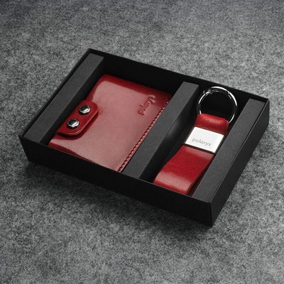 ΣΕΤ ΔΩΡΟΥ ΠΟΡΤΟΦΟΛΙ ΚΑΙ ΜΠΡΕΛΟΚ PULARYS HOBBY 189414111 RED