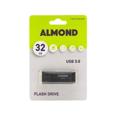 ALMOND FLASH DRIVE USB 3.0 32GB PRIME ΜΑΥΡΟ